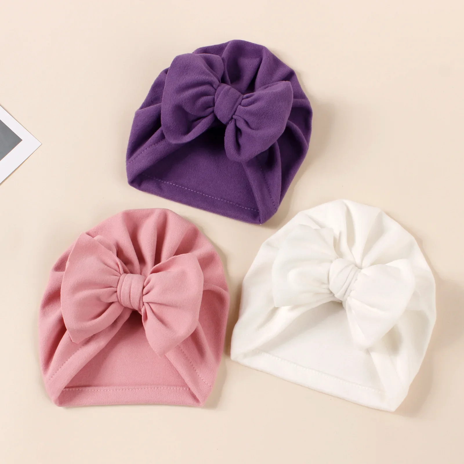 Шапка для новорожденных имитация кашемира маленьких девочек детские
