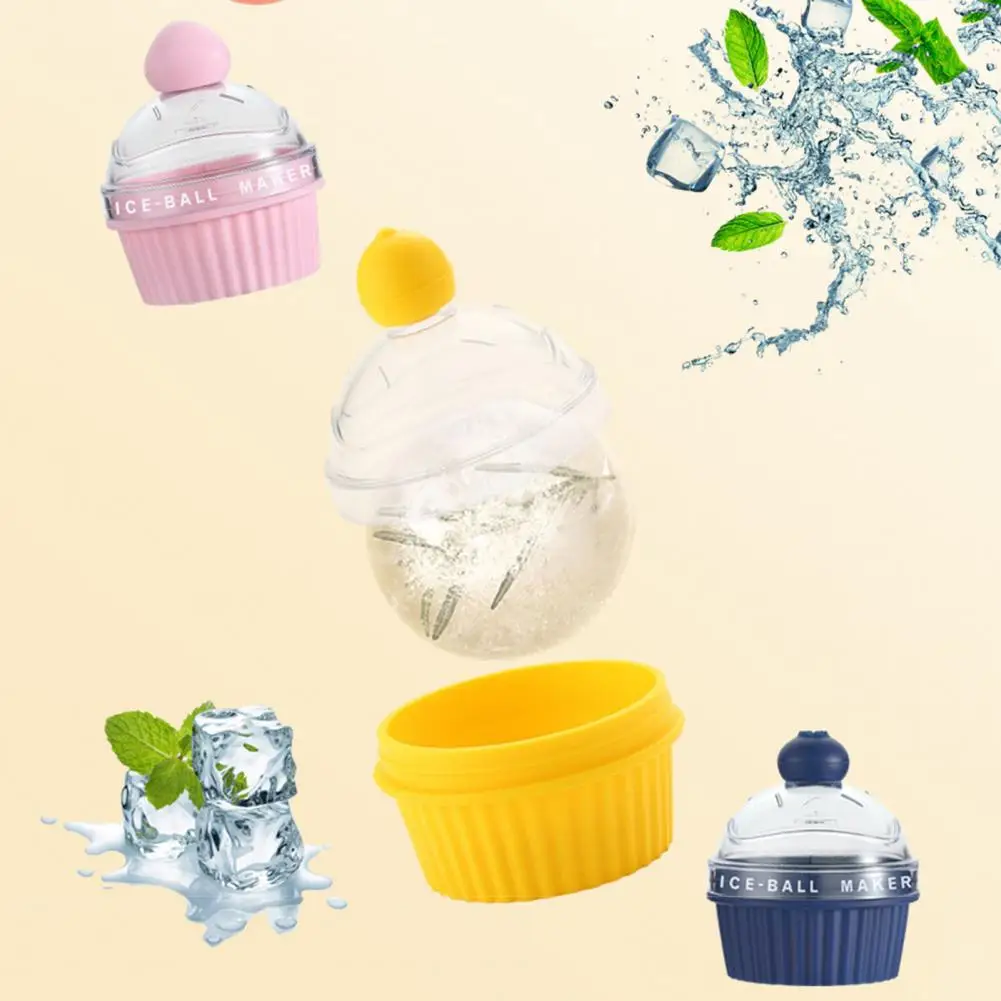 

Convenient Good Toughness Food Grade Large Caliber Whiskey Ice Ball Tray Household Supplies Ice Cube Tray Ice Cube Mold