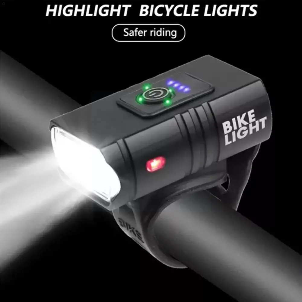

T6 LED Bicycle Light Front 1200mAh USB Rechargeable Mountain Flashlight Lamp Road MTB Bike Cycling Bicycle Lantern Accessor Y4A9