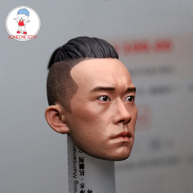 

1/6 Scale Chinese Movie Star Male Actor Yiyangqianxi Head Sculpt Model for 12 Inch Action Figure Doll Accessories