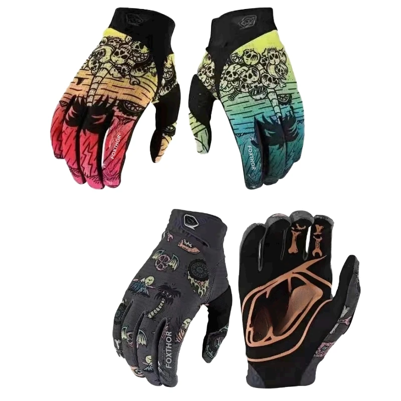 

2023 Riding Gloves Men's Motocross Motorcycle Downhill Mountain Bike Cycling DH MX MTB Unisex fox Gloves Cool