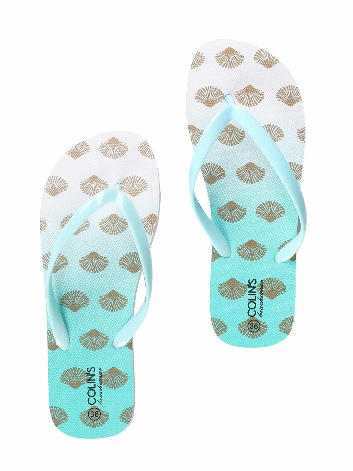 

Colins Woman Modern Fit MINt Green Flipflop,CL1048022