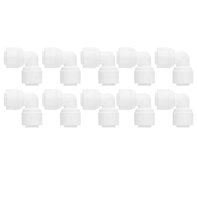 

1/4 фитинг для локтя с обратным осмосом 90 градусов 1/4 фитинг для воды 1/4 фитинг с нажимным соединением для фильтрации RO/DI/аквариума