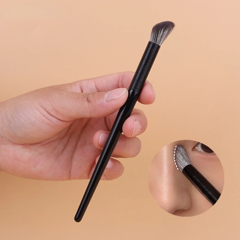 Кисть для нанесения теней на нос Nose Shadow Brush Angled Contour Makeup Brushes Face Bronzer Silhouette Eyeshadow Cosmetic Blending Make Up Tool.