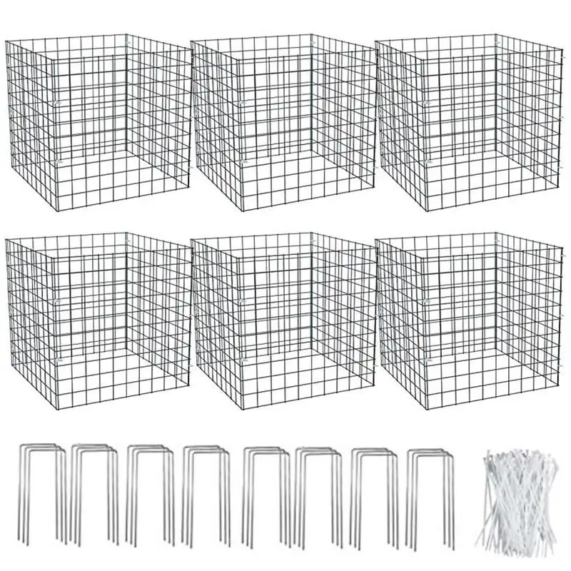 Wire Plant Cages Wire Plant Covers & Mesh Plant Cage Heavy Duty Metal Wire Cloche For Plants Protect Plants From Animals Birds