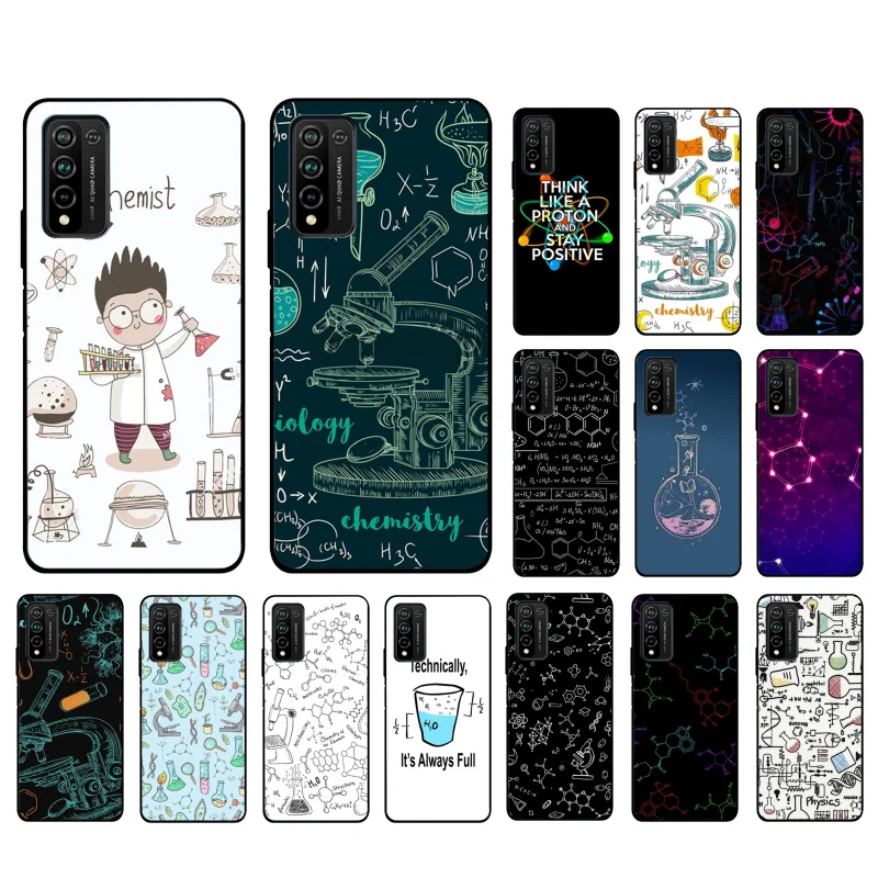 

Biology and Chemistry Phone Case for Huawei Honor 50 10X Lite 20 7A 7C 8X 9X Pro 9A 8A 8S 9S 10i 20S 20lite 7X 10 lite