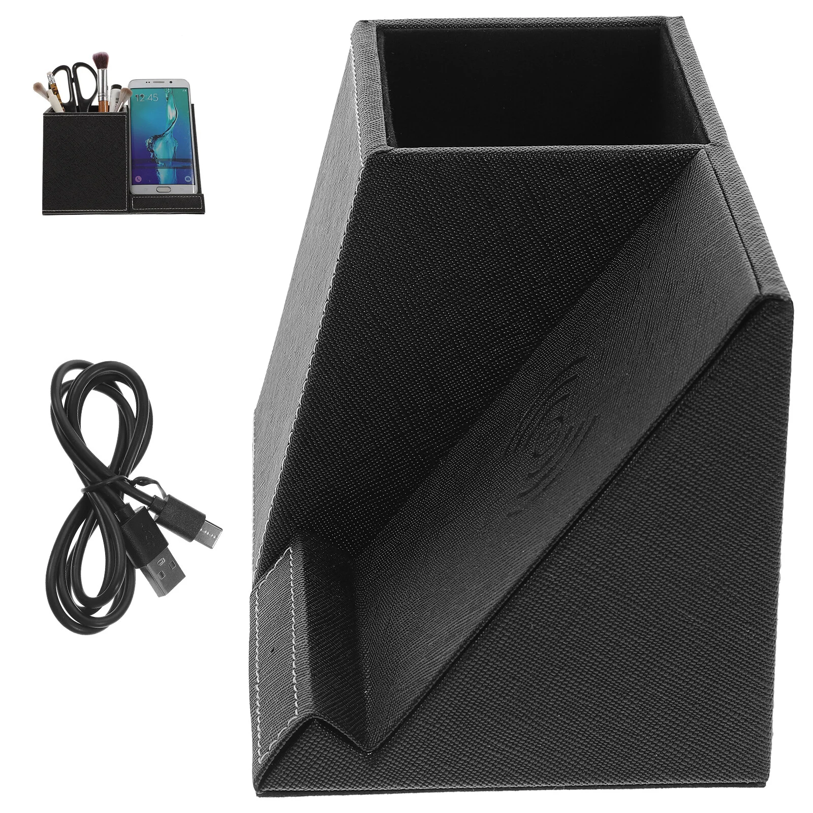 

Stationery Phone Wireless Desk Organizer Holder Rack Desktop Cell Mount