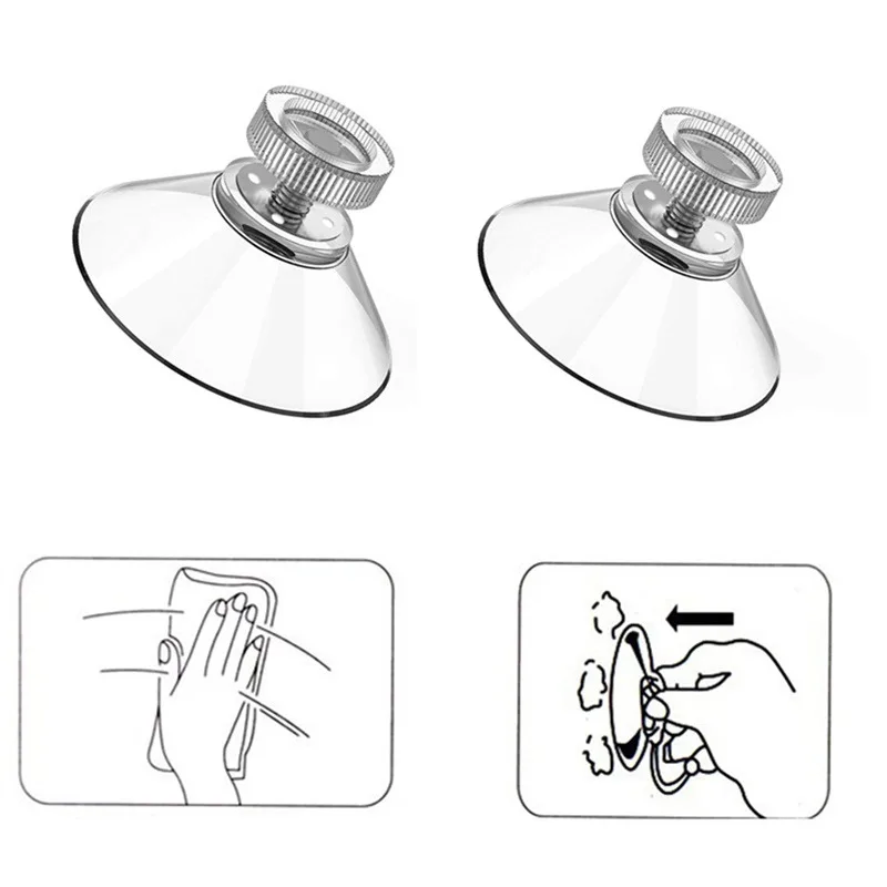 4/10 шт. с винтом на присоске металлическая гайка шпилька резьба для ванной комнаты