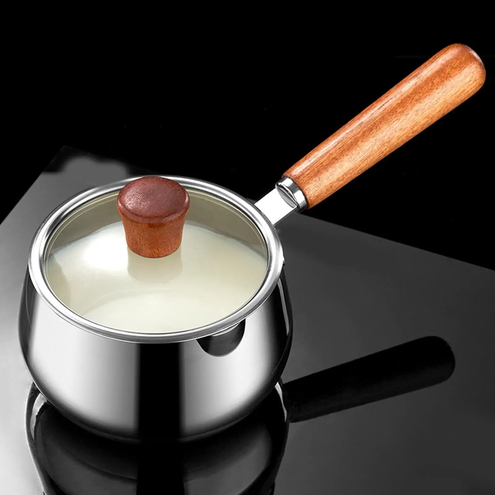 Кастрюля из нержавеющей стали с внутренними настенными весами кастрюля для