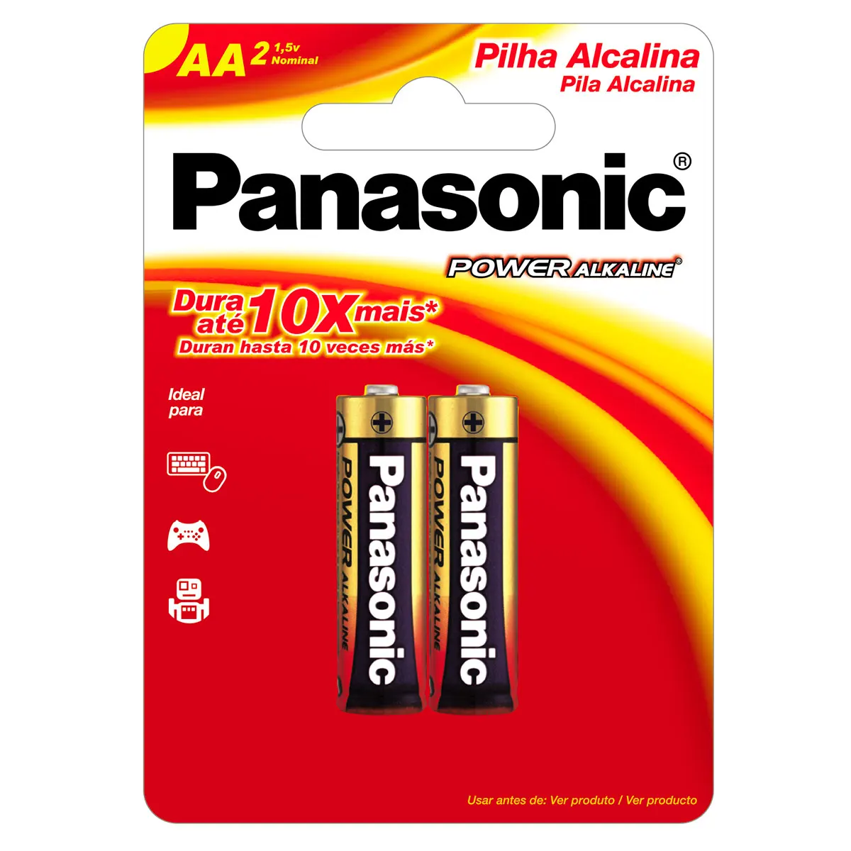 

ALKALINE AA BLISTER PILE WITH 2 LD6XAB/2B192