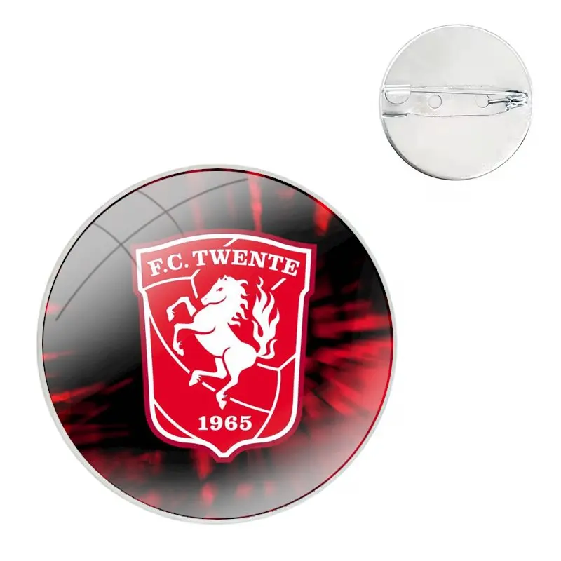 Флаг Fc Twente стеклянный купол броши значки булавки для одежды шляпы рубашки Сумка с