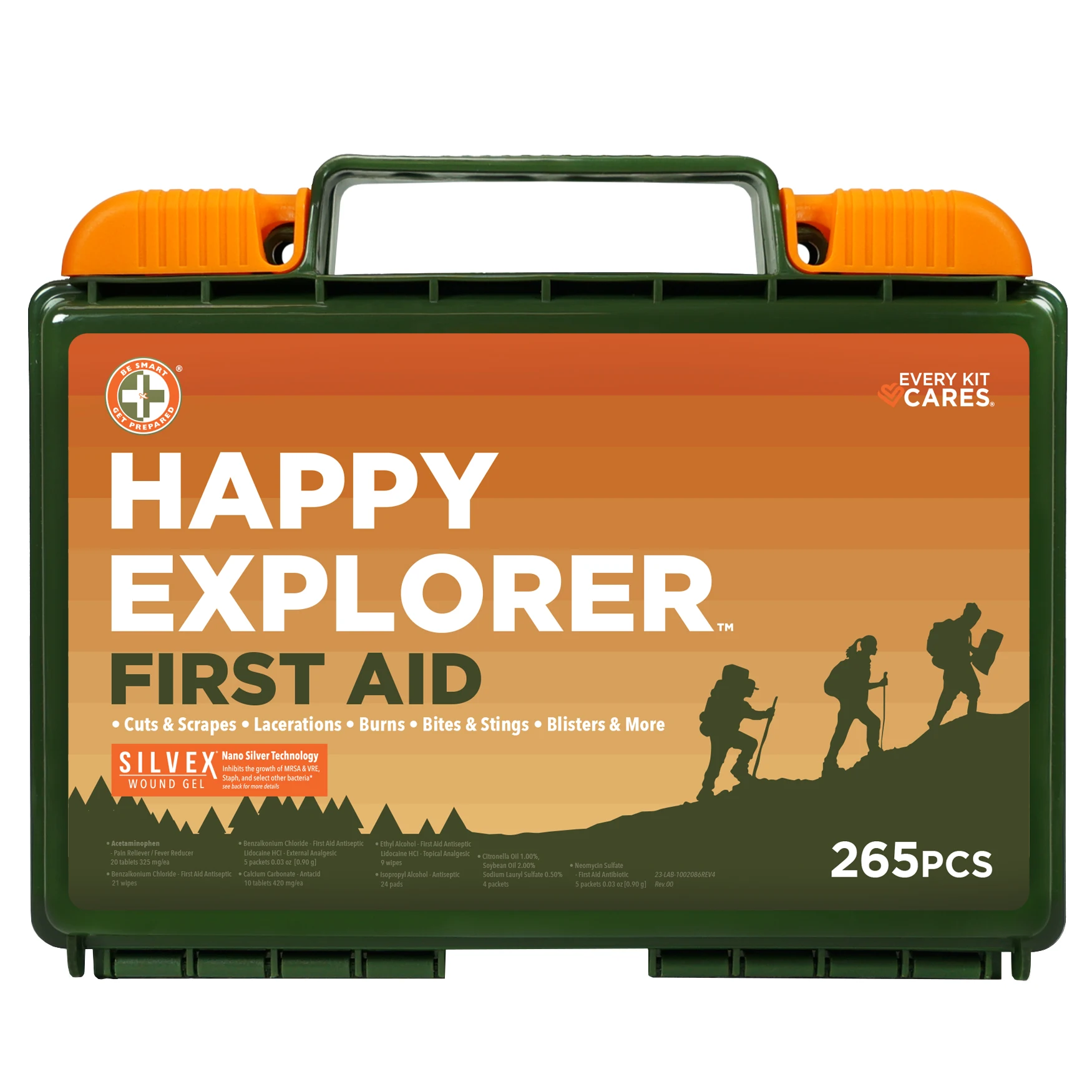 

265pc Outdoor First Aid Kit The Happy Explorer