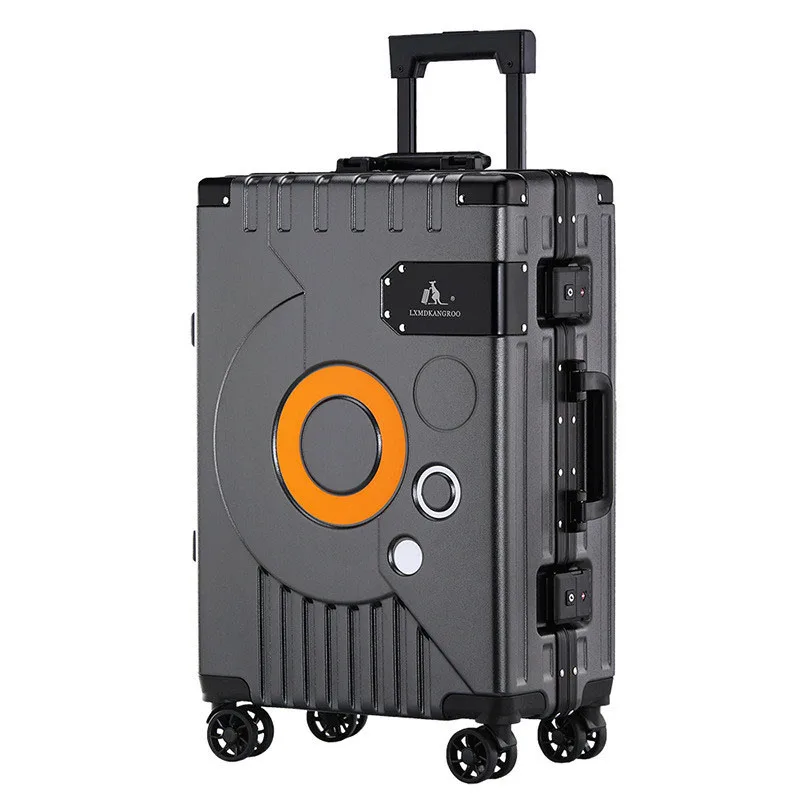 COLENARA High-quality Luggage Men's Universal Wheel Trolley Case Portable Waterproof Durable Password Box Rolling Suitcase