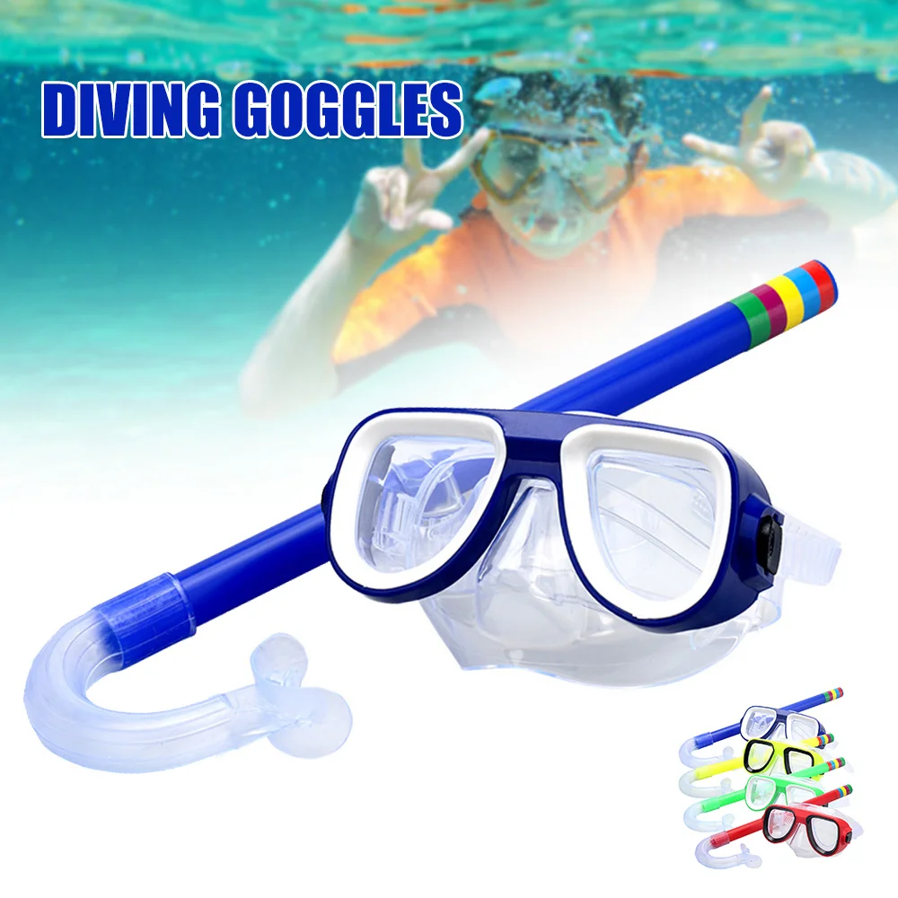 

Kid's Diving Tube Set Dry-type Diving Tube Swimming Diving Goggle for Teenagers leak-proof anti-fog snorkeling equipment MC889