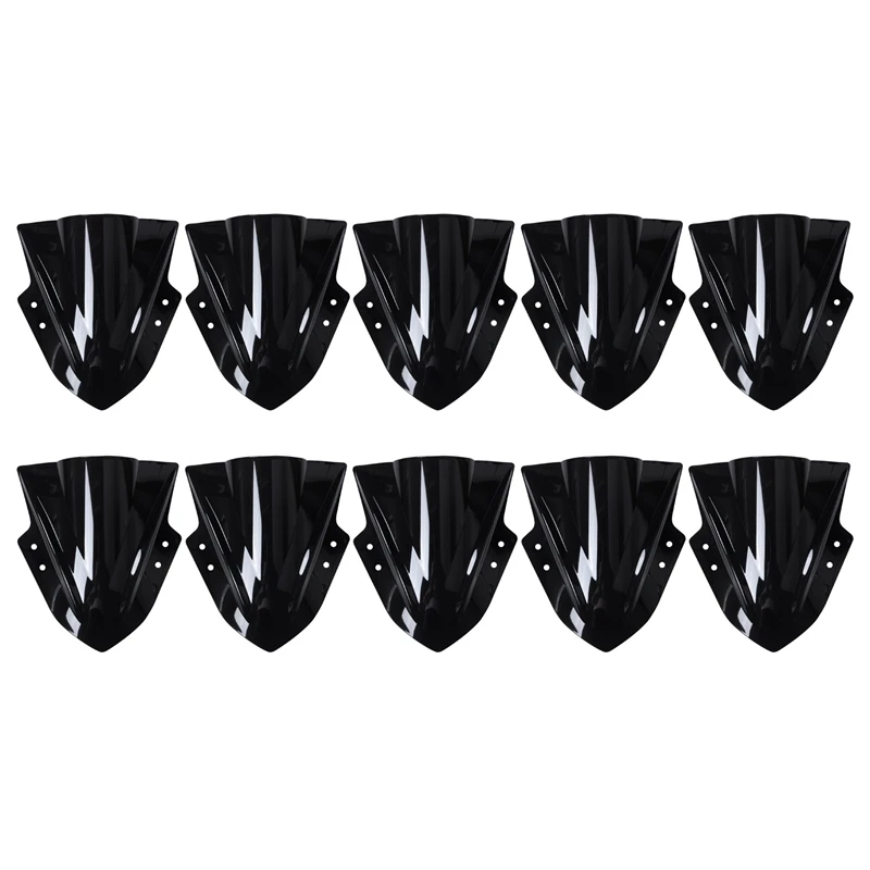

10X ветровое стекло для мотоцикла с двойными пузырьками для Kawasaki Ninja 300 EX300 2013-2017 аксессуары для мотоциклов