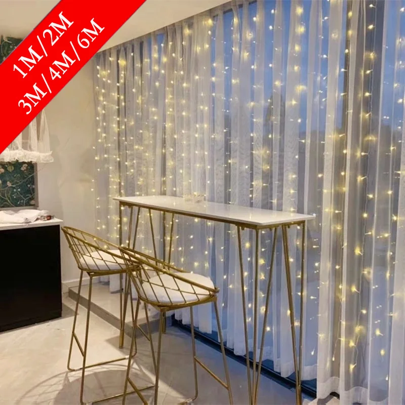 

СВЕТОДИОДНАЯ Гирлянда-занавеска с дистанционным управлением, 3 м