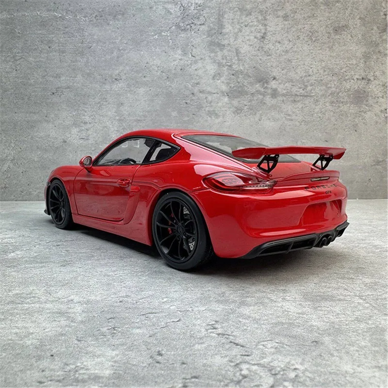 Фото Металлическая модель автомобиля Schuco Porsche 911 Targa 4 Cayman GT4 в масштабе 1:18 №3
