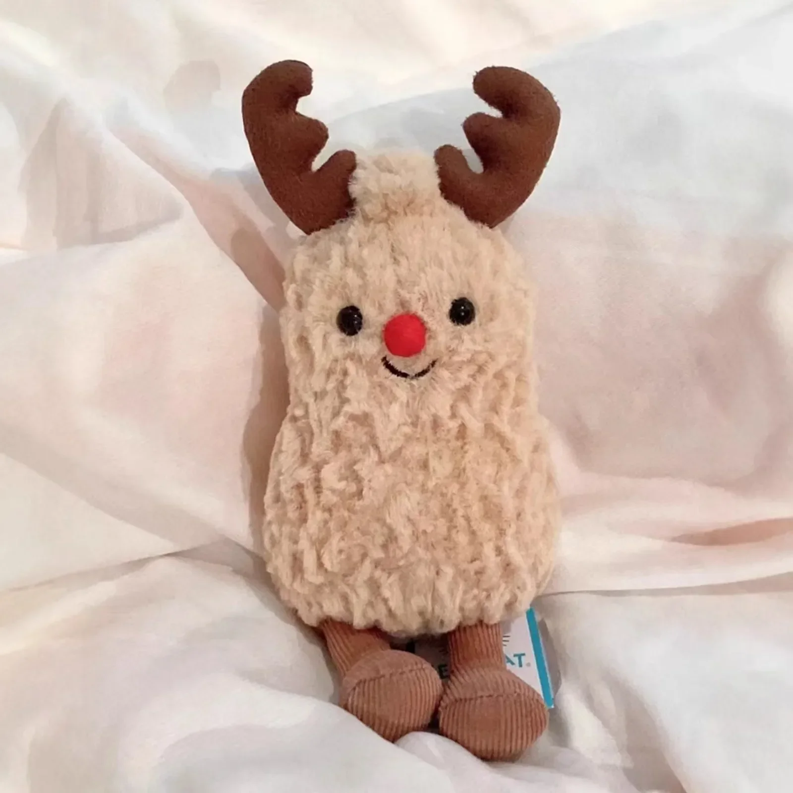 18 см Jellycat маленькая анимационная плюшевая кукла с арахисом кулон мультяшный