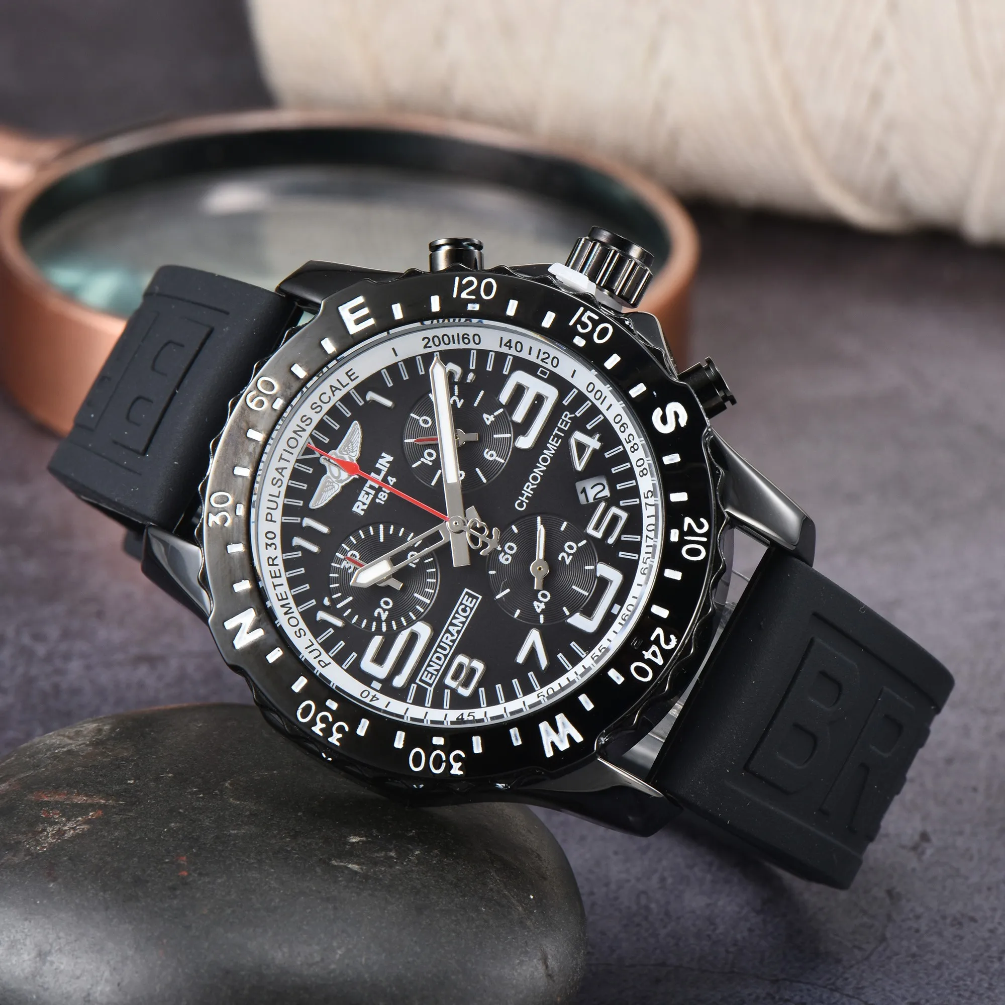 

Лучшие часы Breitling AAA + для мужчин, роскошные многофункциональные автоматические наручные часы с отображением даты в бизнес-стиле