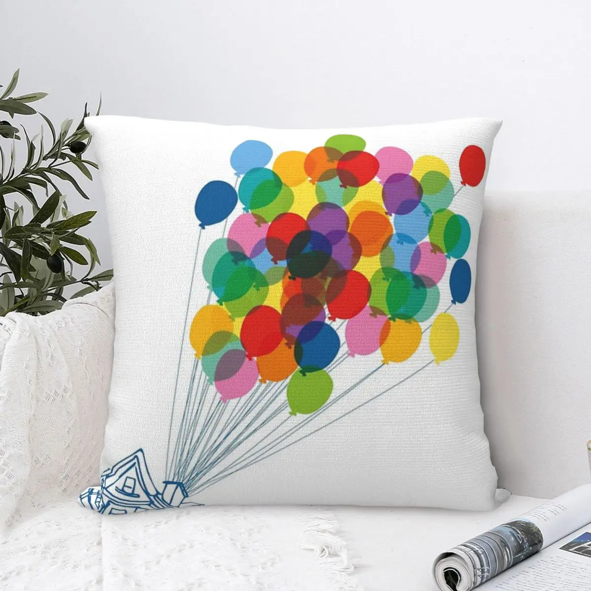 Наволочка-Подушка мягкая дакимакура Ярко-белая