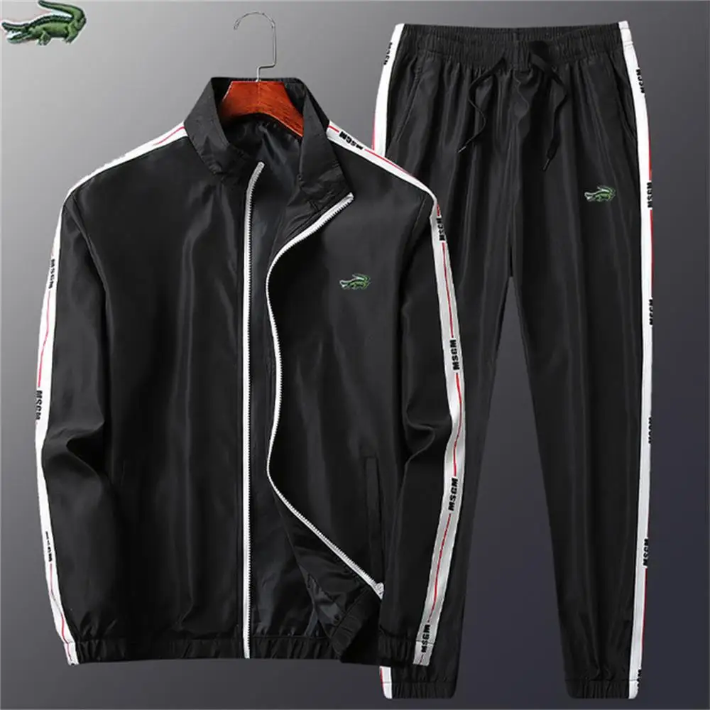 2023 New Sportswear Casual Hoodie Set Street Sportswear Spring Men's Jacket+Pants Two Piece Set