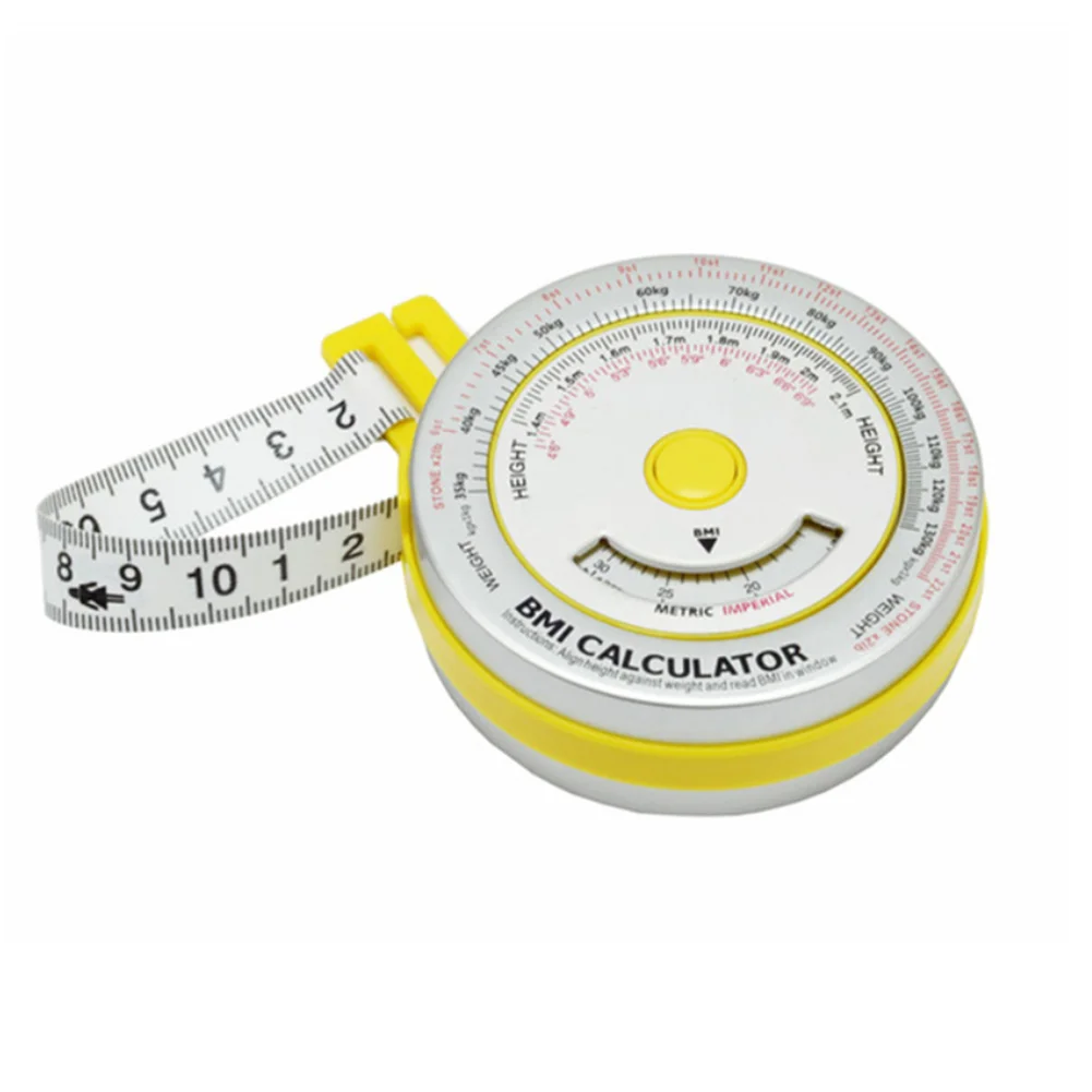 

Tape Tape Measure TEST Easy To Use Mass Index 7.2x2.1cm Body Calculator Diet Tape Measures Tools Plastic 150cm