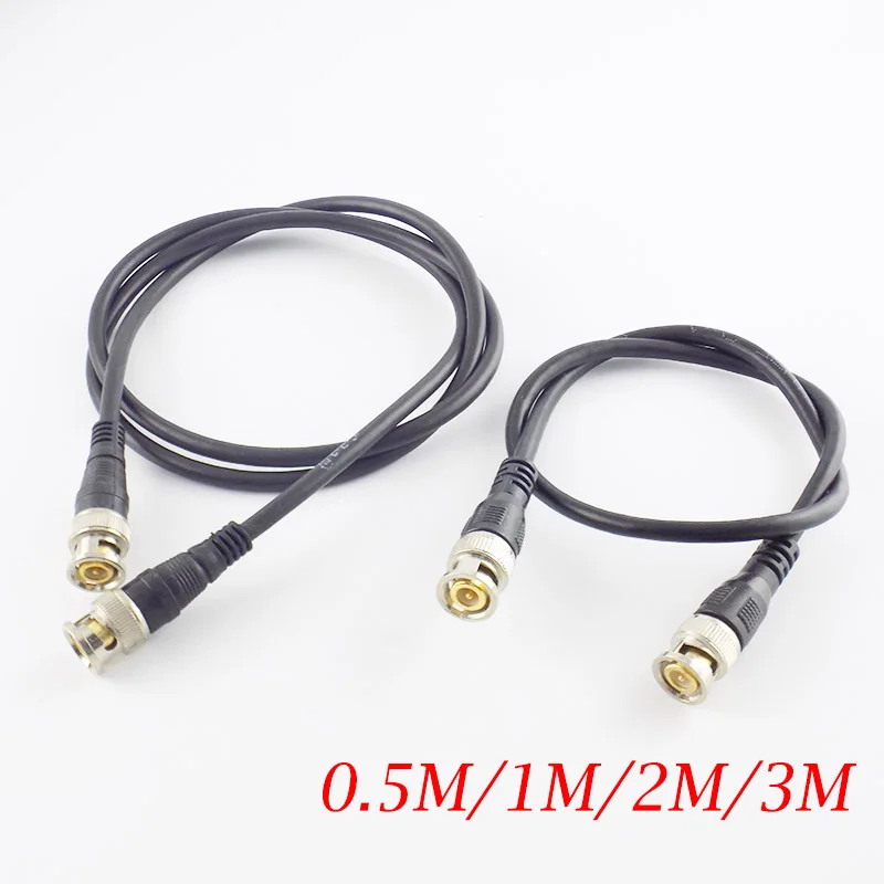 

0.5M/1M/2M/3M BNC Male To Male Adapter Cable For CCTV Camera BNC Connector GR59 75ohm Cable Camera BNC Accessories C4