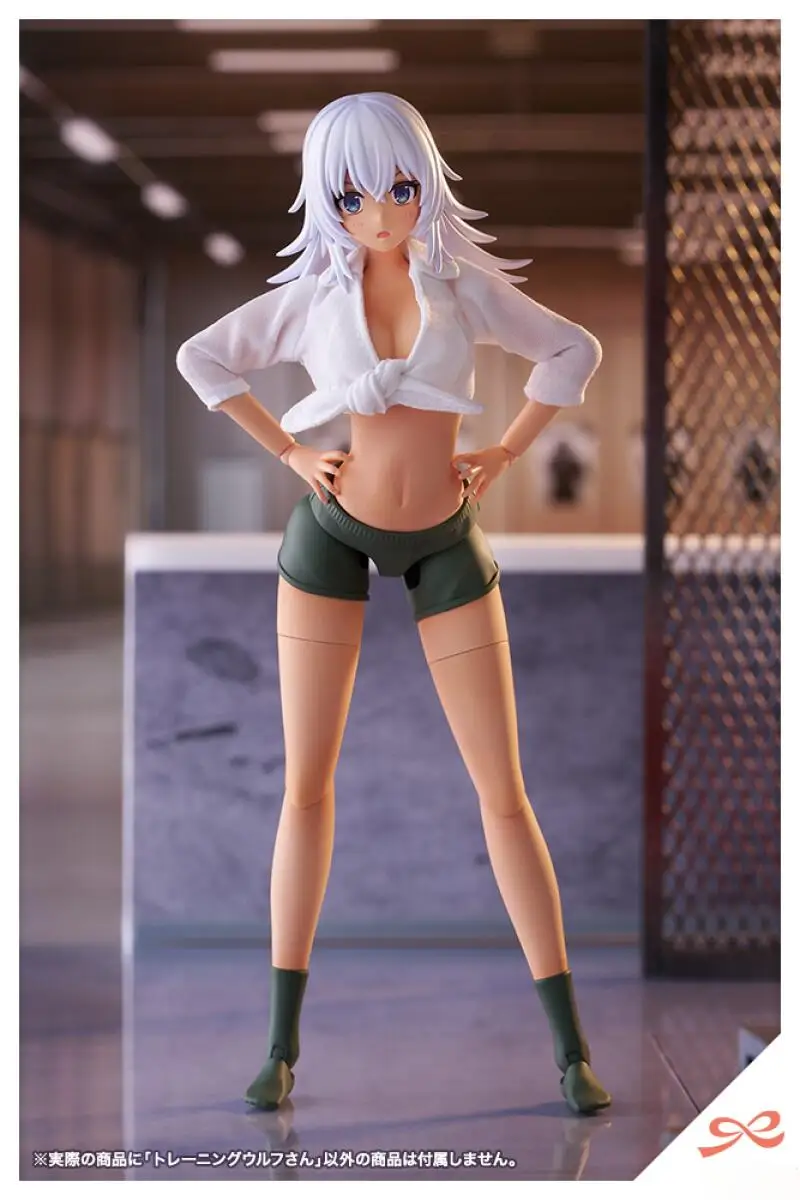 Фото Оригинальная коллекционная фигурка Kotobukiya Sousai Shojo Teien Wolf Training Outfit, аниме-модель, сборная игрушка, в наличии №4