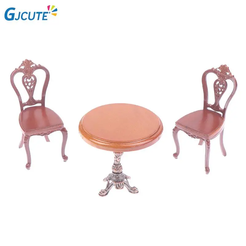 

1 шт. миниатюрный деревянный стол и стул для кукольного домика, мебель для кукольного домика, Декор, детская игрушка для ролевых игр