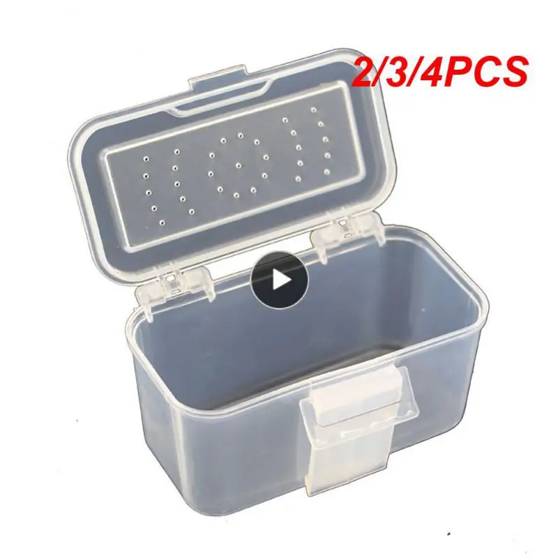 

2/3/4PCS Fishing Bait Storage Case Portable Hanging Waist Live Fish Box Multi-function Breathable Insect Live Bait Box Bait Box