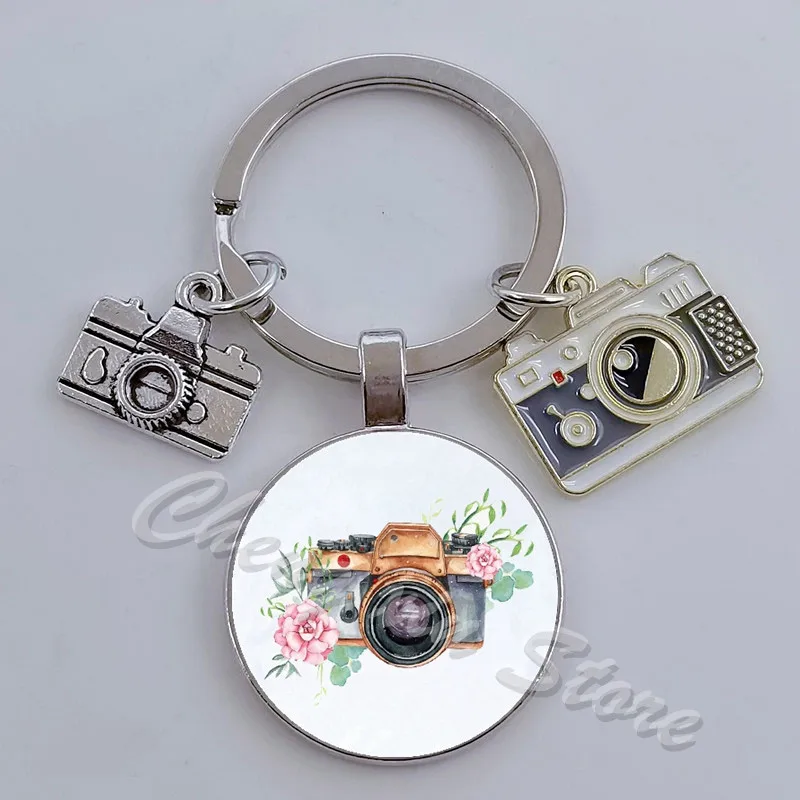 Эмалированная цепочка для ключей фотоаппарата