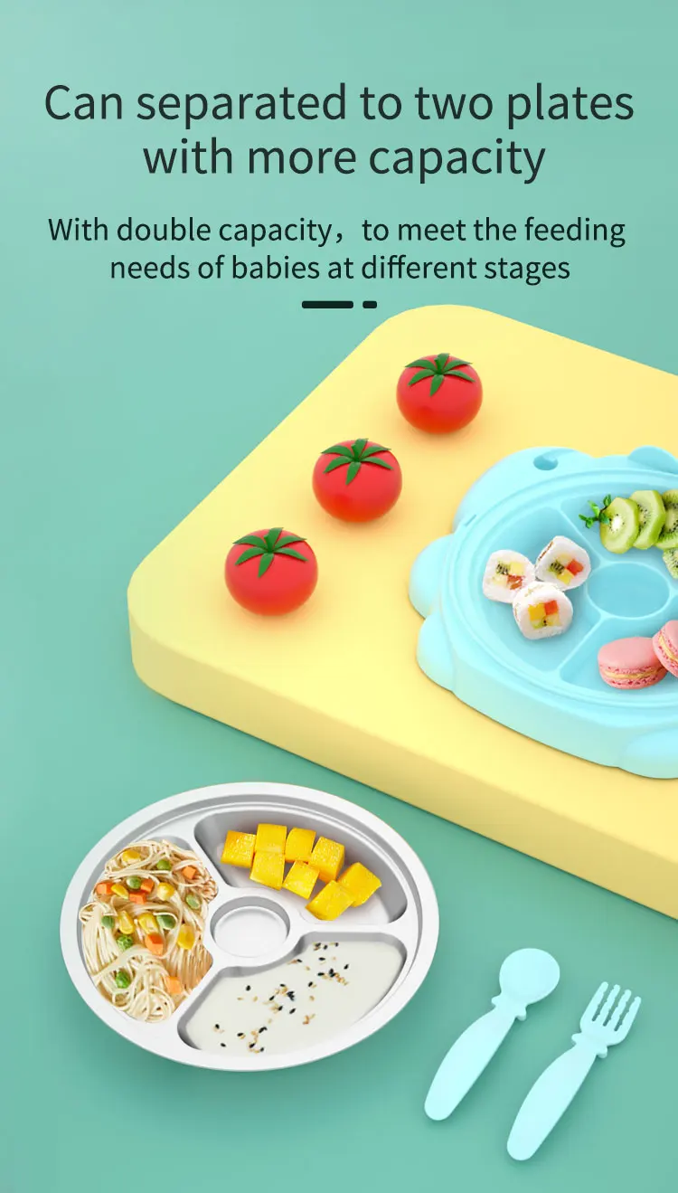 Интересная тарелка для краба из нержавеющей стали с вилкой и ложкой