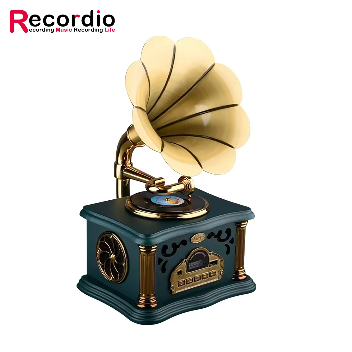 GAS-RD82 Лидер продаж ретро фонограф виниловая пластинка Bluetooth динамик мебельные