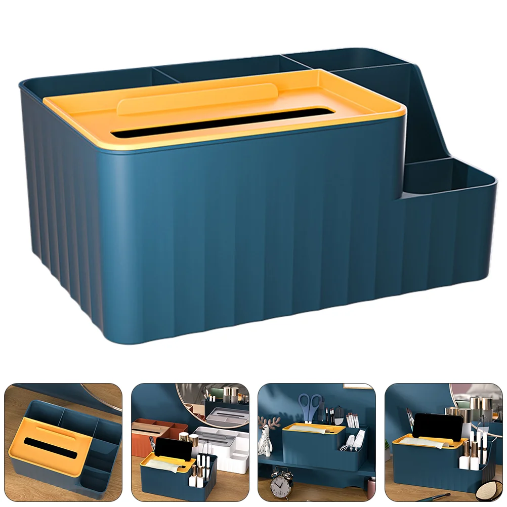 

Tissue Box Compartment Organizer Box Holder Napkin Box Tissue Cover Desktop Tissue Case Rustic Tissue Case Storage box