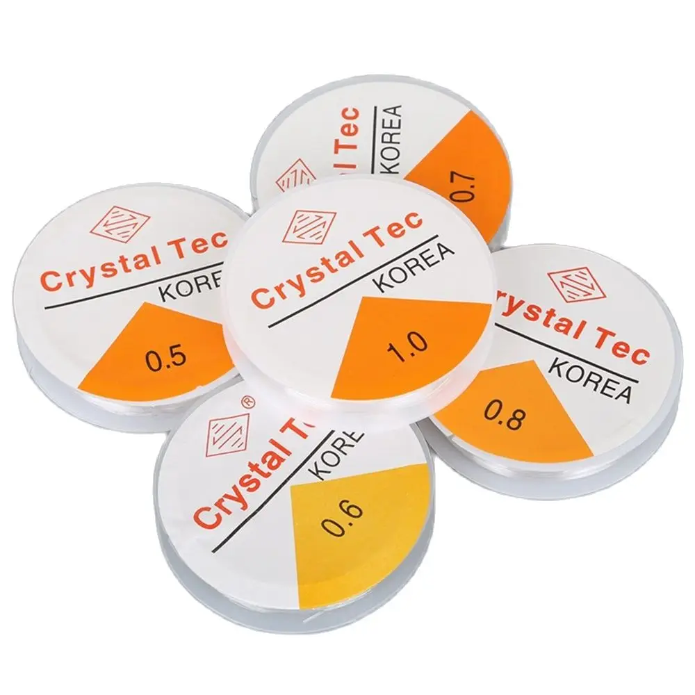 

1Rolls 0.5/0.6/0.7/0.8/1mm Clear Nylon Strong Stretch Cord Jewellery Thread Beading Elastic Line Fishing Wire Jewelry Making