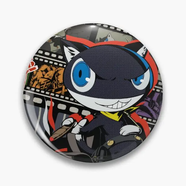 P5 Моргана Мона универсальная атака мягкая Кнопка булавка креативный значок