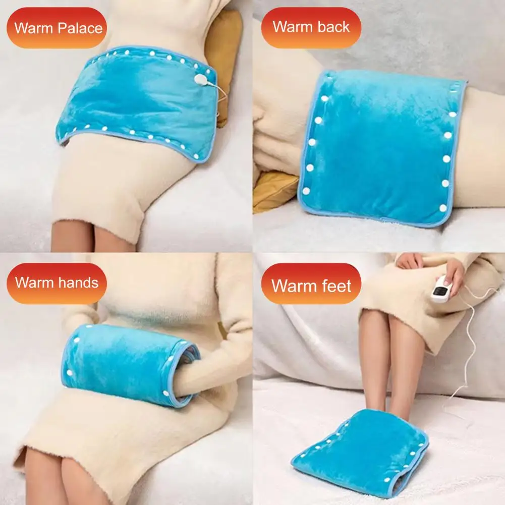 

Долговечное нагревательное одеяло, многофункциональное электрическое одеяло, трехскоростная регулировка, подключаемый плюшевый нагреват...