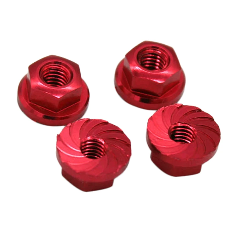

4 Pcs Remote Control Car M4 Flange Lock Nut For Wltoys 104001-1910 M4 Lock Nut Spare Parts