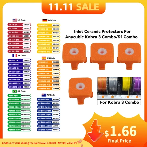 Защитные кольца Toaiot для Anycubic Kobra 3 Combo/S1 Combo