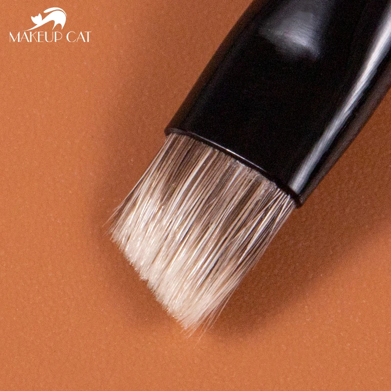 Косметическая Кисть для макияжа Cat-кисть бровей из натурального черного дерева с