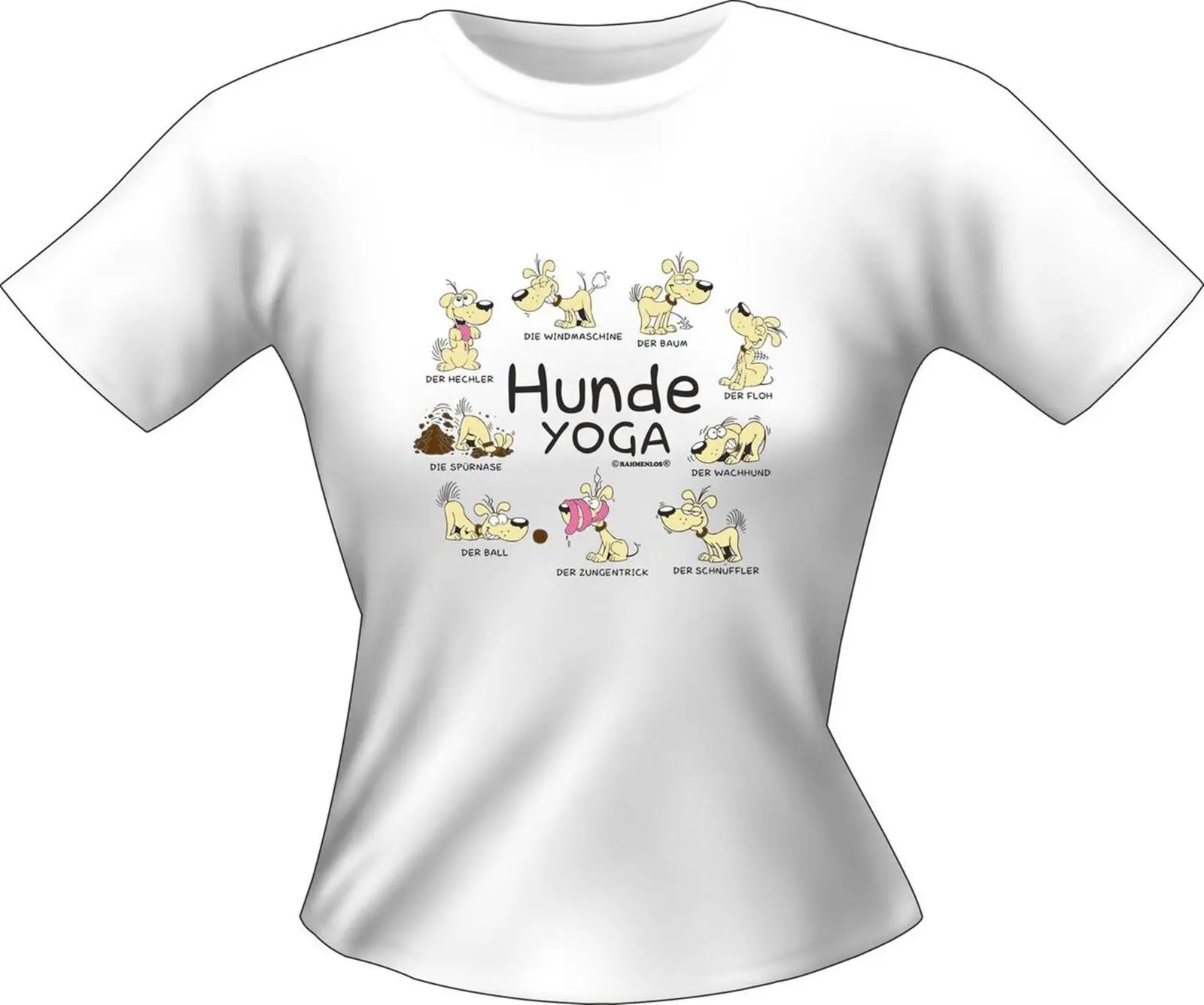Женская футболка для йоги с собаками забавные высказки на день рождения