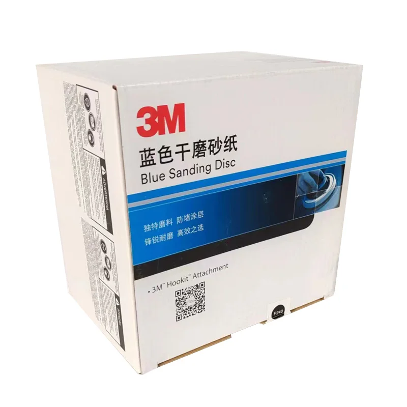 3 M Dry Abrasive Paper Blue Porous Sandpaper 6 Inch Cyclone Blue Sharp Dry Abrasive Disc Auto Sandpaper