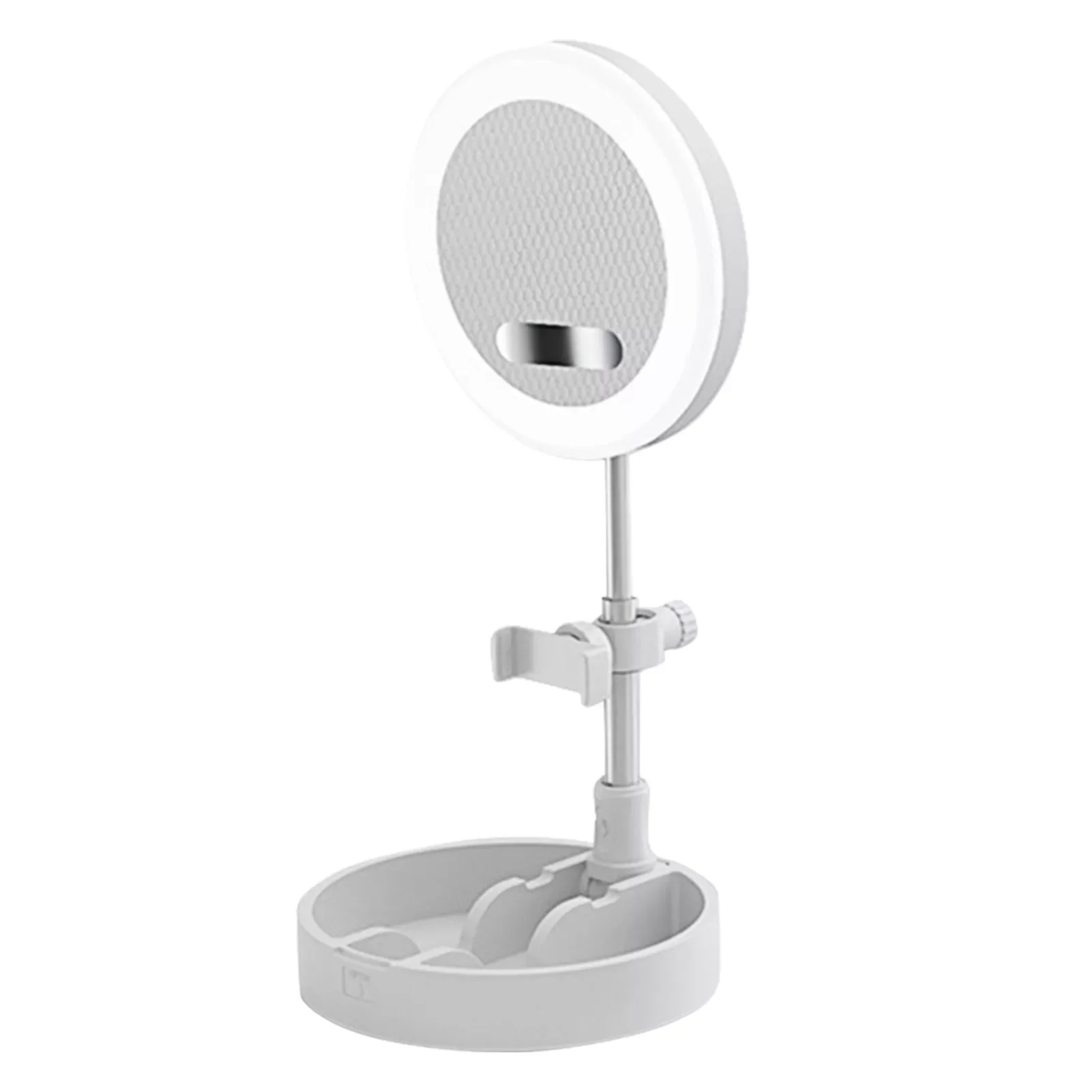 

Live Broadcast Selfie LED Ring Light Smartphone Accessories 10 Brightness Levels Portable USB Charging Makeup Phone Holder