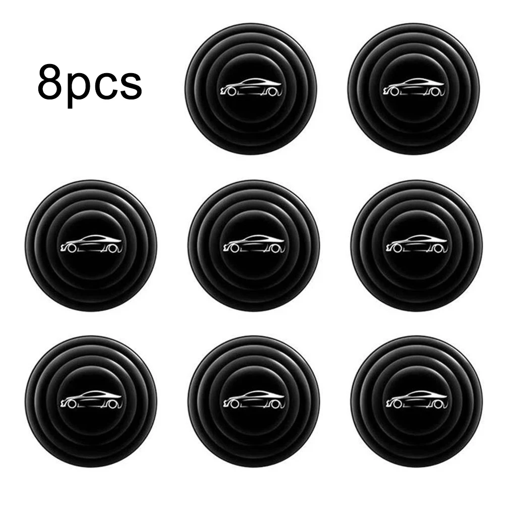 

8PCS Car Door Anti-Collision Pad Sound Insulation And Shock-Absorbing Gasket Exterior Parts For Car Door Hood Trunk Accessory