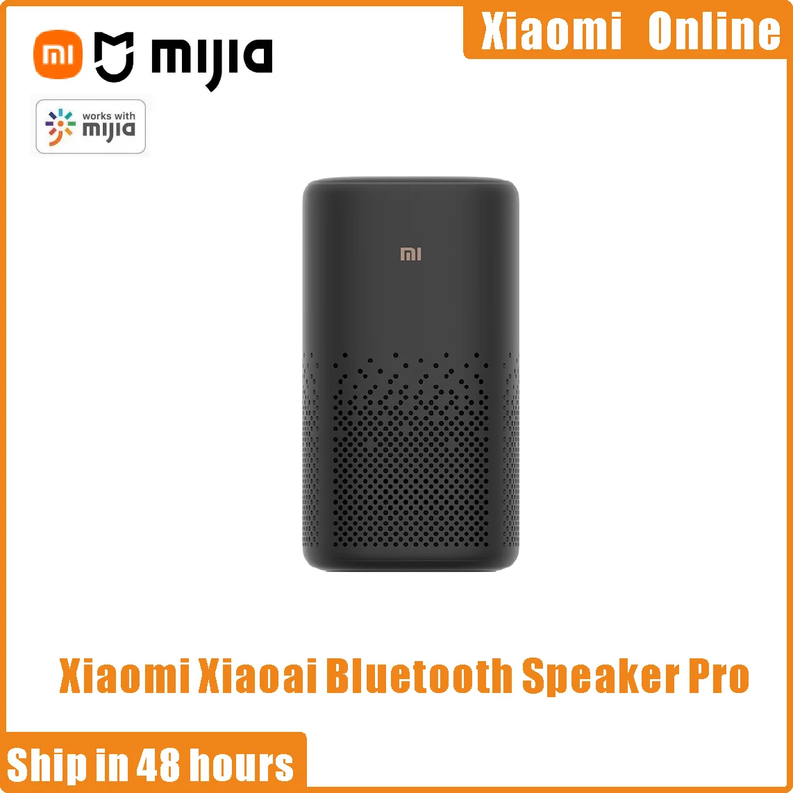 

Original Xiaomi Xiaoai Bluetooth Speaker Pro AI Bluetooth 4.2 Mesh Gateway Surround Sound Smart Remote Control With Mijia APP