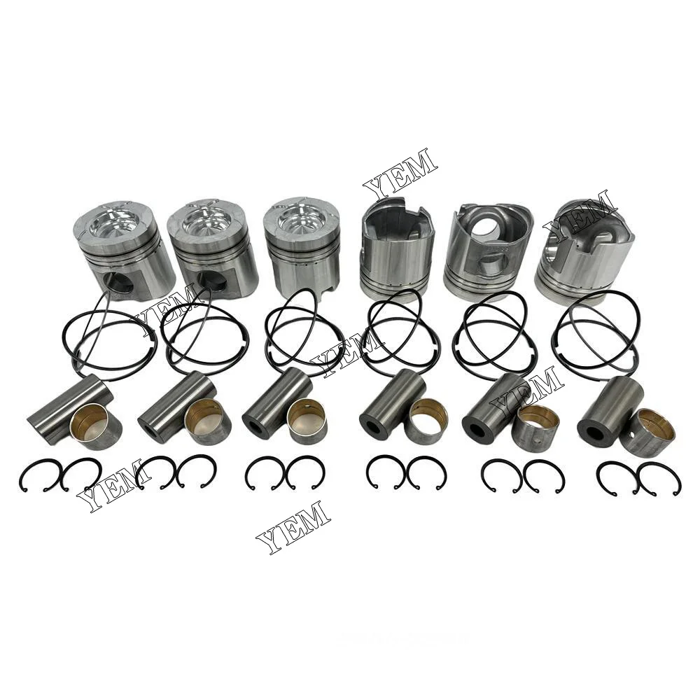 Поршневой комплект двигателя 6D125 с кольцом STD для KOMATSU.