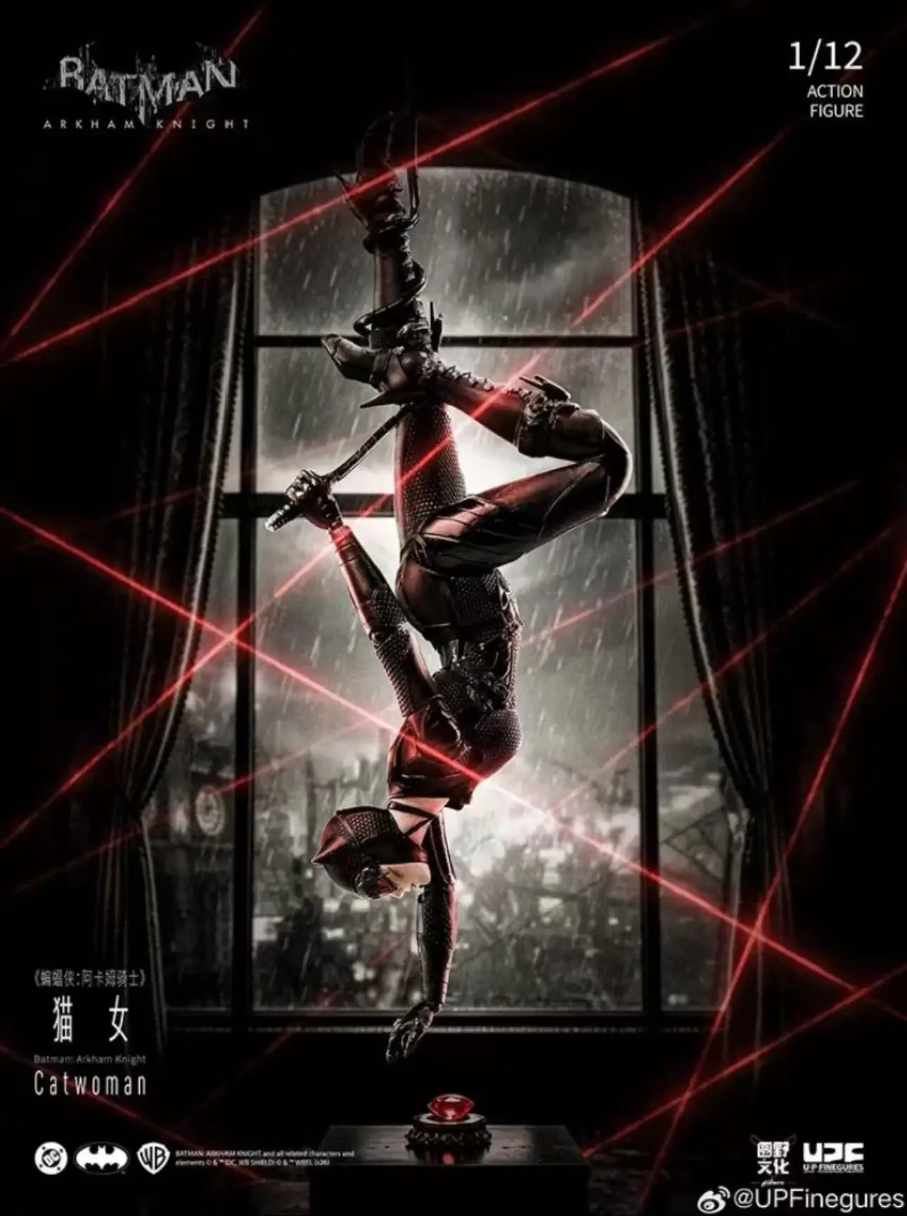 Фото В наличии: Коллекционная подвижная фигурка DC Catwoman (Кэтвумен) из серии Arkham Knight от Yuanye Culture Fine Production, с защитой от УФ-излучения (UPF) №1