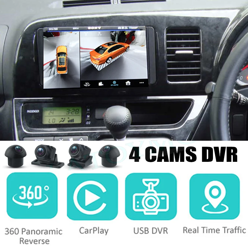 

Для TOYOTA Wish AE10 2003 ~ 2009 автомобильная аудио-навигация стерео Carplay DVR 360 Birdview около 4G Android системы