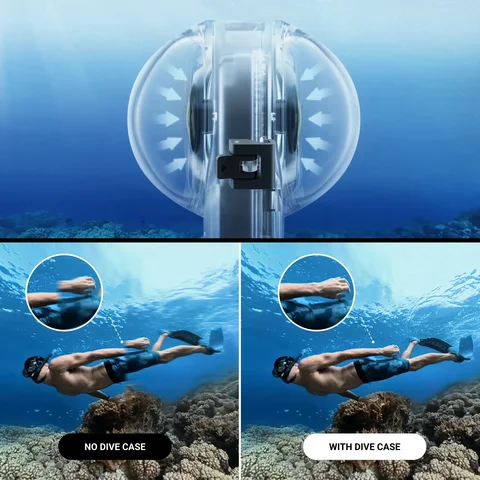Водонепроницаемый чехол Hanlangbo для Insta360 X3
