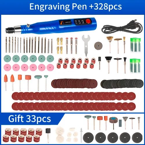 Tungfull USB мини-дрель 3 скорости